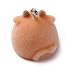 Flocky Animal Resin Pendants FIND-S001-05G-2