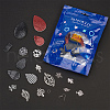 SUNNYCLUE DIY PU Leather Dangle Earring Making Kits DIY-SC0001-35-7