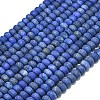 Dyed Natural Lapis Lazuli Beads Strands G-P575-A46-8x5mm-02-2