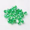 AB Color Plated Eco-Friendly Transparent Acrylic Barrel Beads TACR-L002-4mm-18-1