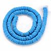 Handmade Polymer Clay Bead Strands CLAY-T002-6mm-30-2
