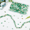 Olycraft 2 Strands Natural Aventurine Chip Bead Strands G-OC0002-41-4