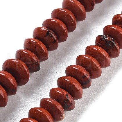Natural Red Jasper Beads Strands G-P559-A17-02-1