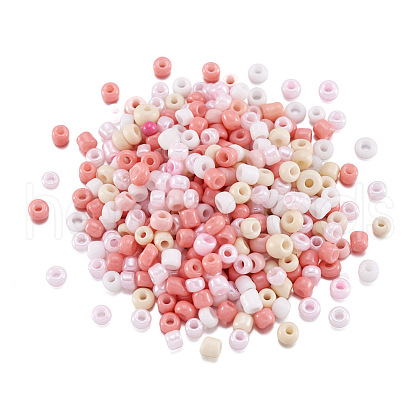 Opaque Glass Round Seed Beads GLAA-TAC0025-07A-06-1
