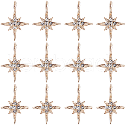 SUNNYCLUE 30Pcs Alloy Rhinestone Pendants FIND-SC0011-04-1