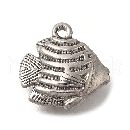 Anti-Tarnish 304 Stainless Steel Pendants STAS-M075-11P-1