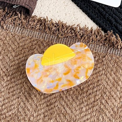 Cellulose Acetate(Resin) Claw Hair Clips PW-WGA44A2-01-1