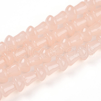 Baking Painted Glass Beads Strands DGLA-N007-01D-1