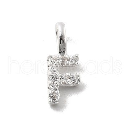 925 Sterling Silver with Cubic Zirconia Charms STER-Q004-01F-S-1
