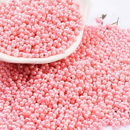 Opaque Colours Glass Seed Beads SEED-A033-06B-1