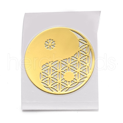 Self Adhesive Brass Stickers DIY-I044-09G-1