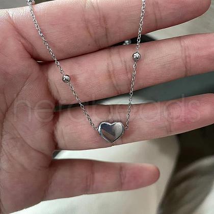 Stainless Steel Charm Anklets for Women WG18C2B-37-1