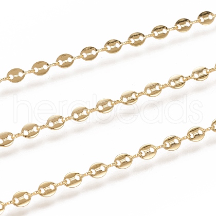 3.28 Feet Brass Link Chains X-CHC-I034-03G-1