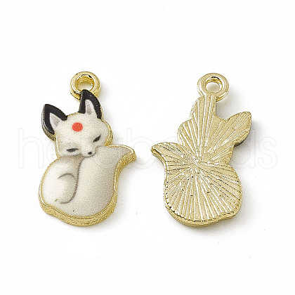 Painted Alloy Pendants PALLOY-P288-05G-05-1