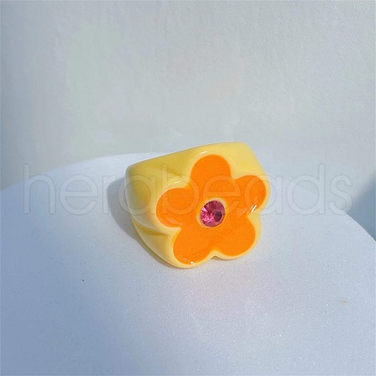 Resin Finger Rings for Women FS-WG0F165-02-1