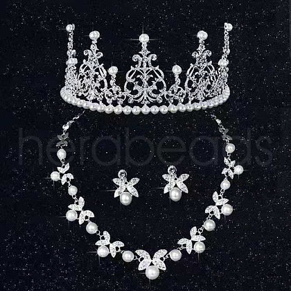 Alloy Rhinestone Jewelry Sets FS-WG653B5-03-1