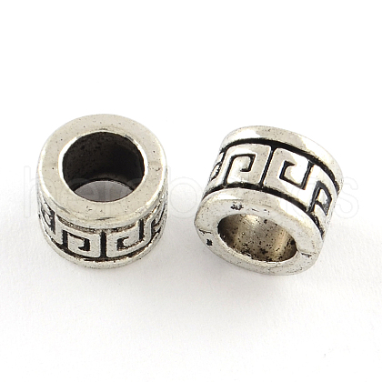 Tibetan Style Alloy Beads TIBEB-Q060-026-FF-1