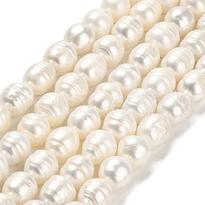 Natural Cultured Freshwater Pearl Beads Strands PEAR-E016-089-1