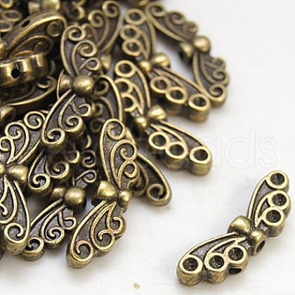 Tibetan Style Alloy Beads TIBEB-1331-AB-FF-1