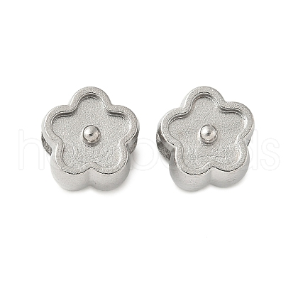 304 Stainless Steel European Beads STAS-D307-04A-P-1