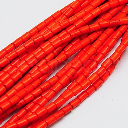 Synthetic Turquoise Beads Strands TURQ-G120-5x9mm-06-1
