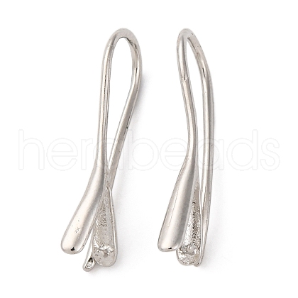 Brass Earring Findings KK-D378-05P-1