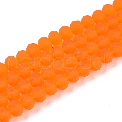 Transparent Glass Beads Strands EGLA-A044-T6mm-MD25-1