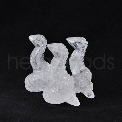 Natural Quartz Crystal Sculpture Display Decorations G-PW0004-37A-1
