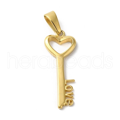 PVD Vacuum Plating 304 Stainless Steel Pendants STAS-B069-07G-1