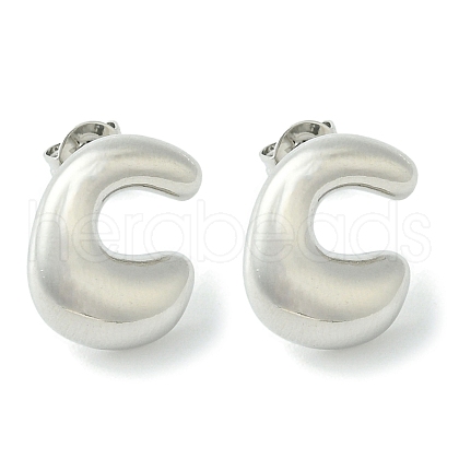 Rack Plating Brass Earrings EJEW-S222-01P-C-1