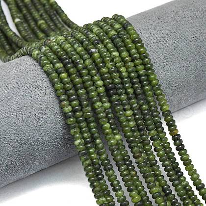 Natural Chinese Jade Beads Strands G-P575-A19-4x2mm-01-1
