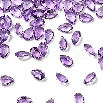 Faceted Natural Amethyst Cabochons G-I295-05C-15B-03-1