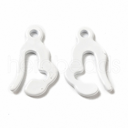 Spray Painted 201 Stainless Steel Charms STAS-G304-27A-1