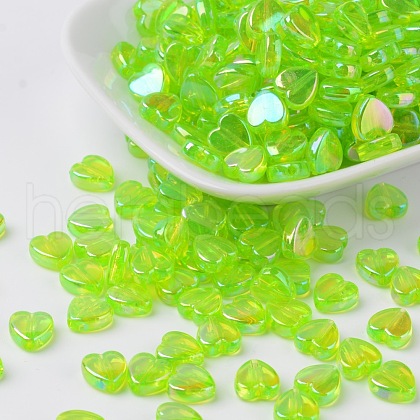 Eco-Friendly Transparent Acrylic Beads X-PL539-835-1