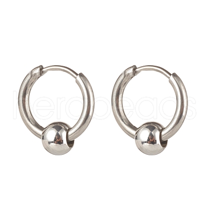 304 Stainless Steel Huggie Hoop Earrings EJEW-JE04555-01-1