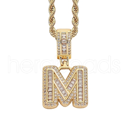 Brass Micro Pave Cubic Zirconia Pendants PW-WG3207D-25-1