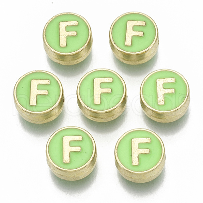 Alloy Enamel Beads X-ENAM-S122-028F-NR-1