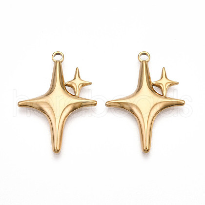 304 Stainless Steel Pendants STAS-N109-79G-1