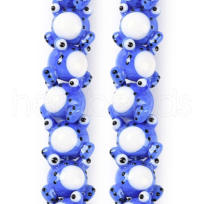 Handmade Lampwork Beads Strands LAMP-P066-07G-1