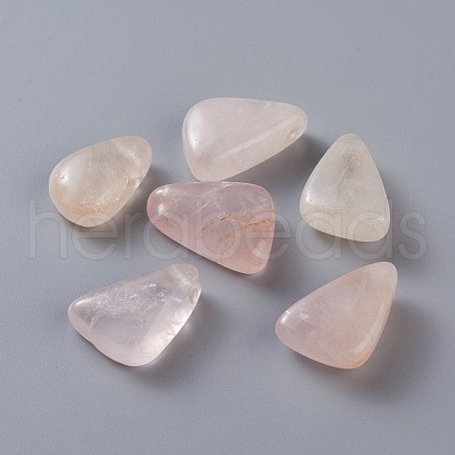 Natural Rose Quartz Pendants G-G774-01-1