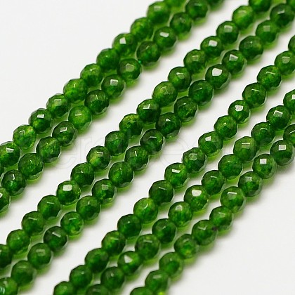 Natural TaiWan Jade Bead Strands G-A129-2mm-30-1