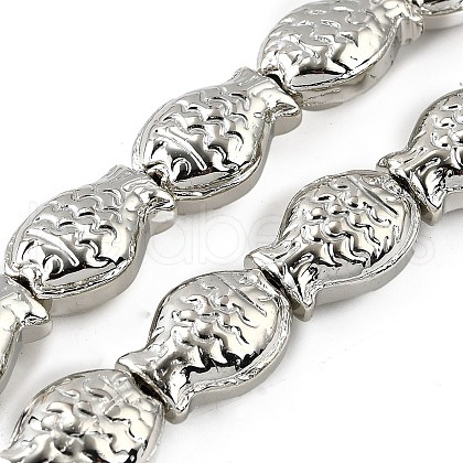 Electroplate Glass Beads Strands EGLA-V001-01A-1