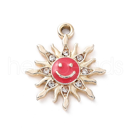 Alloy Enamel Pendants ENAM-P245-01G-01-1