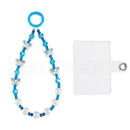 Resin Beads Mobile Straps AJEW-TAC0006-10A-1
