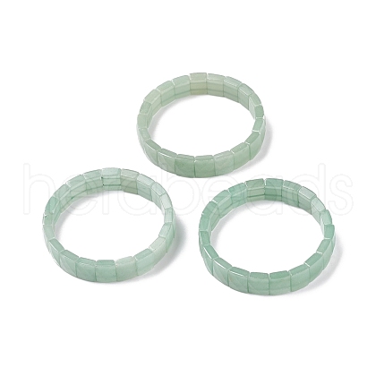 Natural Green Aventurine Stretch Bracelets BJEW-F406-B20-1