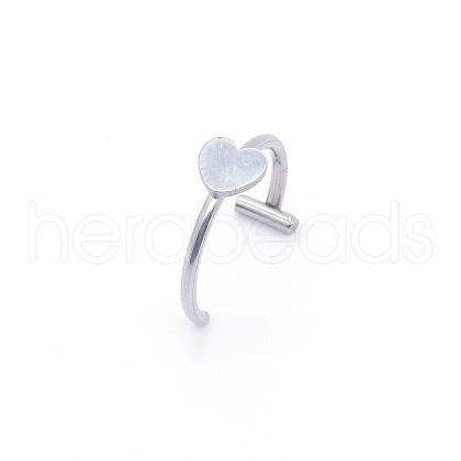Anti-Tarnish 304 Stainless Steel 20 Gauge Fake Lip Rings Piercing Jewelry WGC994D-05-1