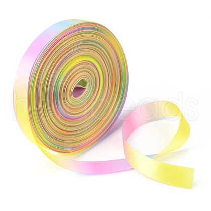 Rainbow Gradient Polyester Ribbon OCOR-G008-01C-1