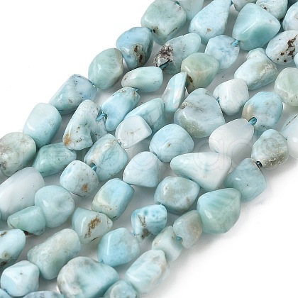 Natural Larimar Beads Strands G-K203-48-1
