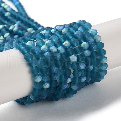 Imitation Jade Glass Beads Strands EGLA-YW0003-19B-24-1