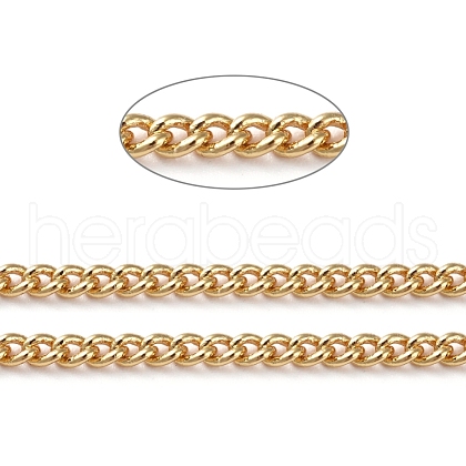 Brass Curb Chains CHC-G005-14G-1